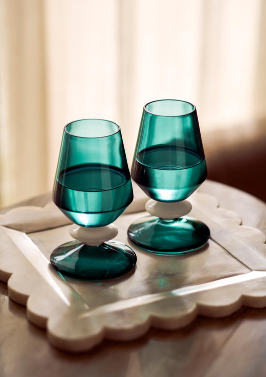 Emerald Cocktail Glass