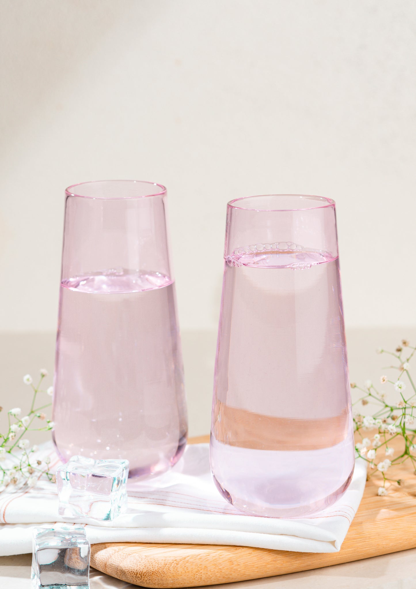 Juliette Cocktail Glasses Round - Pink