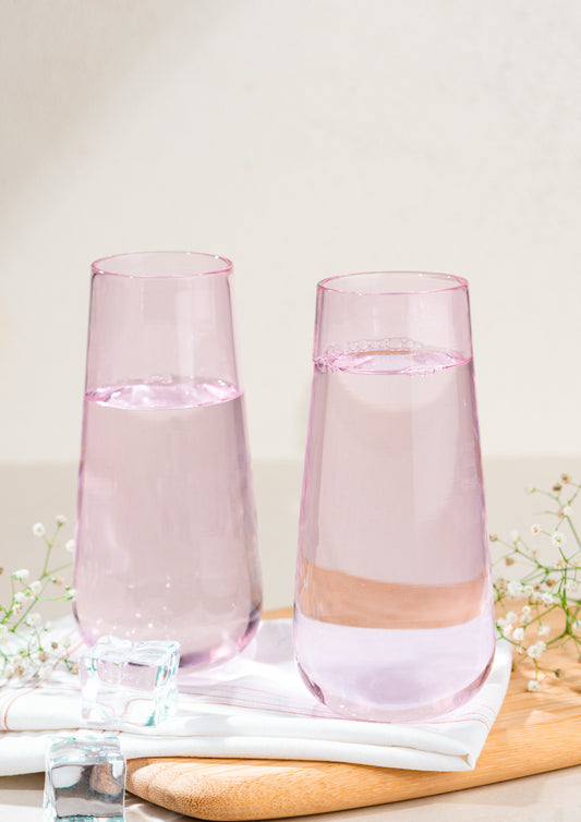 Juliette Cocktail Glasses Round - Pink
