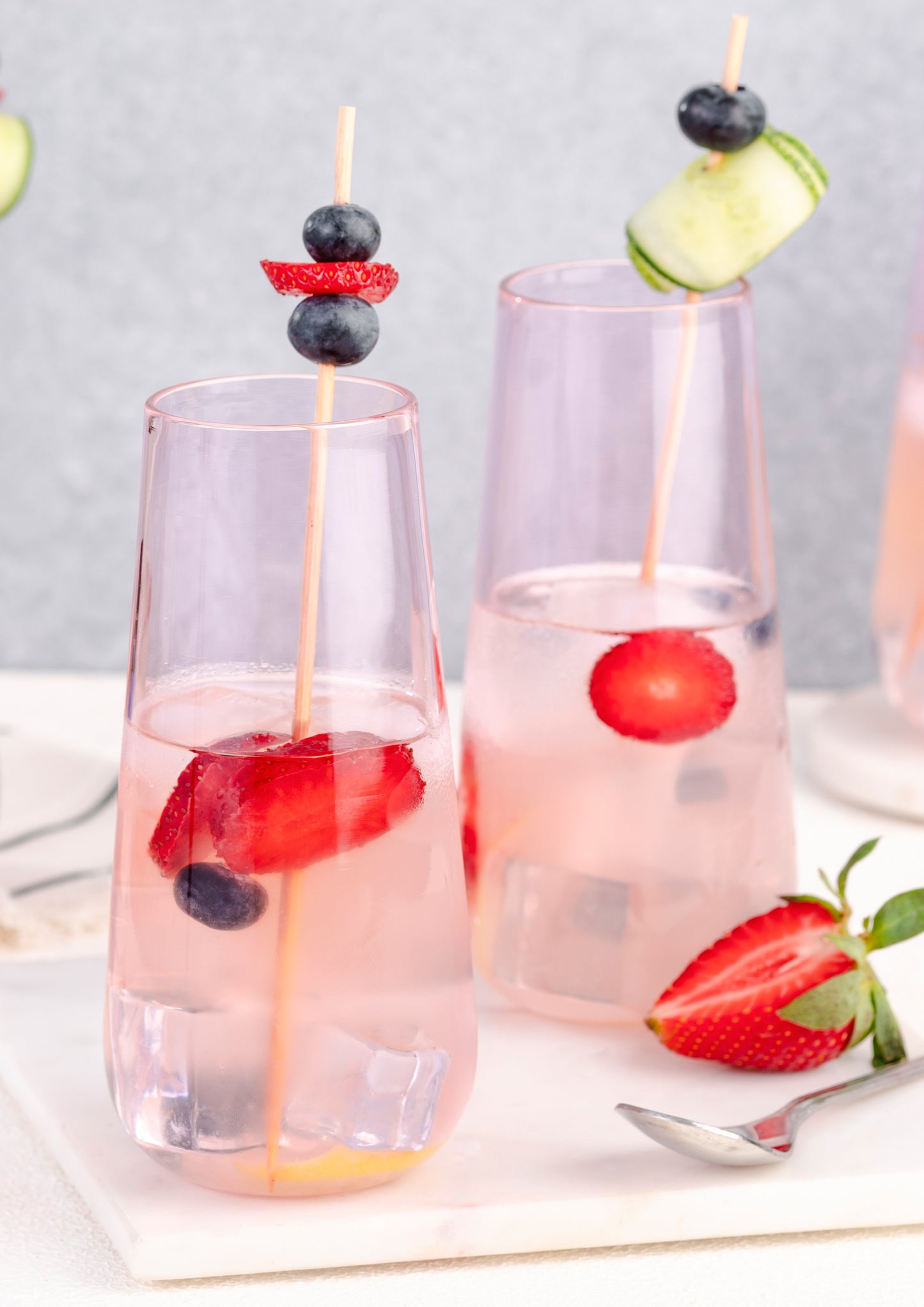 Juliette Cocktail Glasses Round - Pink