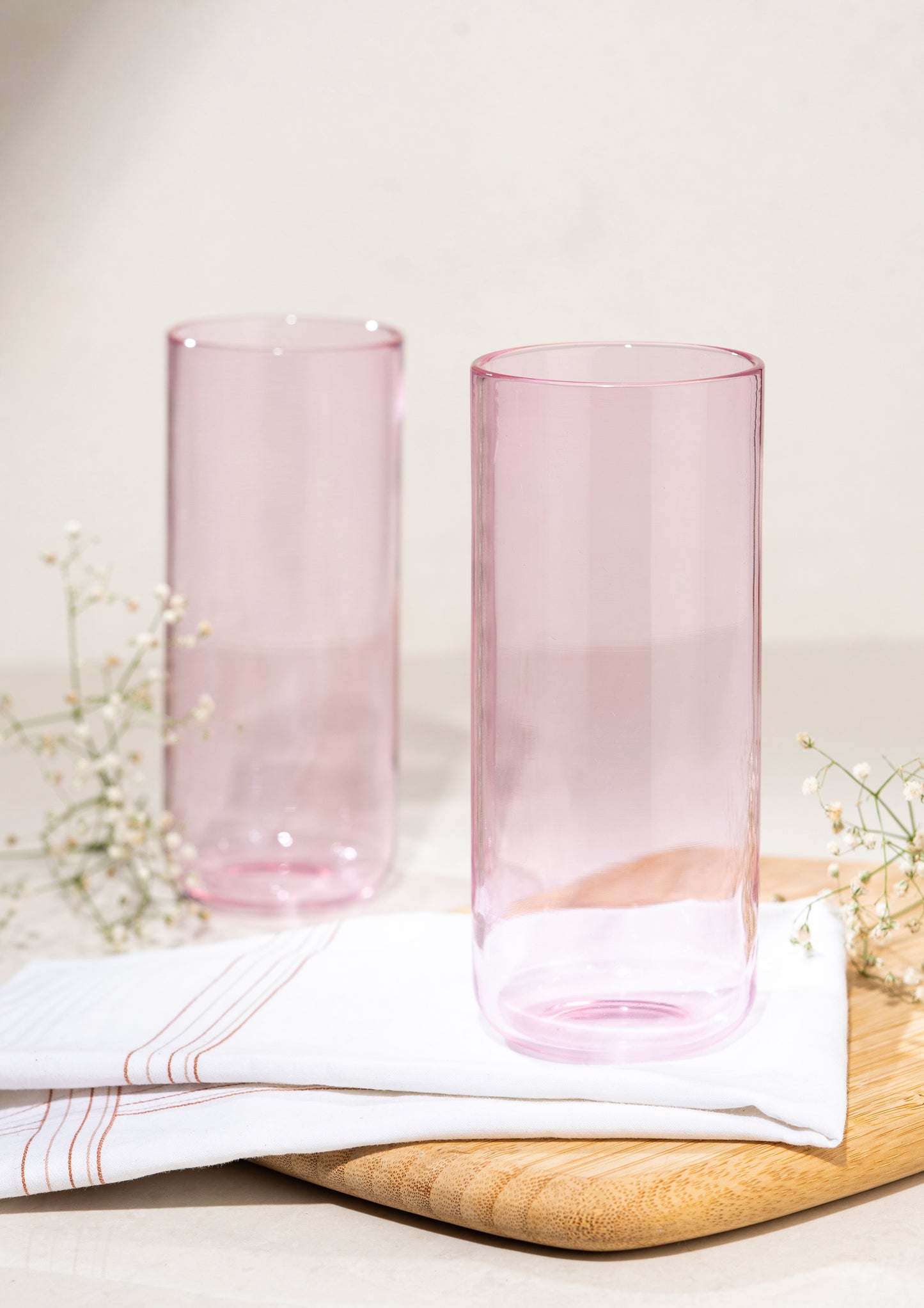 Juliette Cocktail Glasses Tall - Set of 6 - Pink