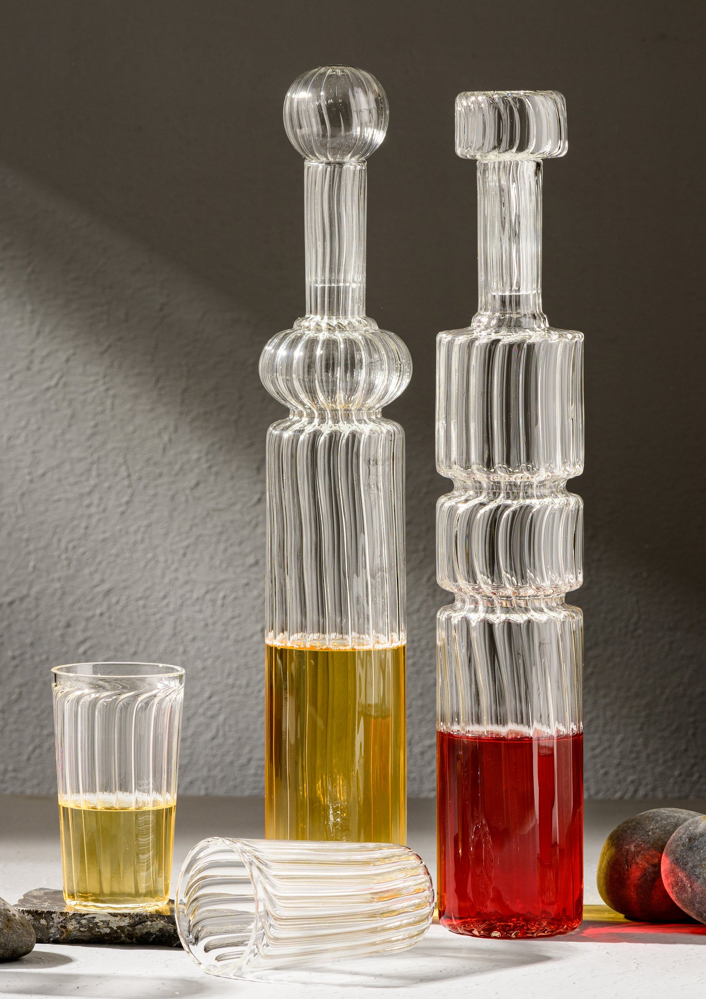 Glass Round Bottle