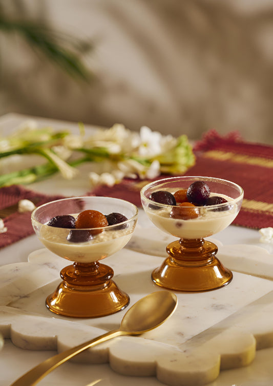 Kanak Desert Bowl - Clear/Amber