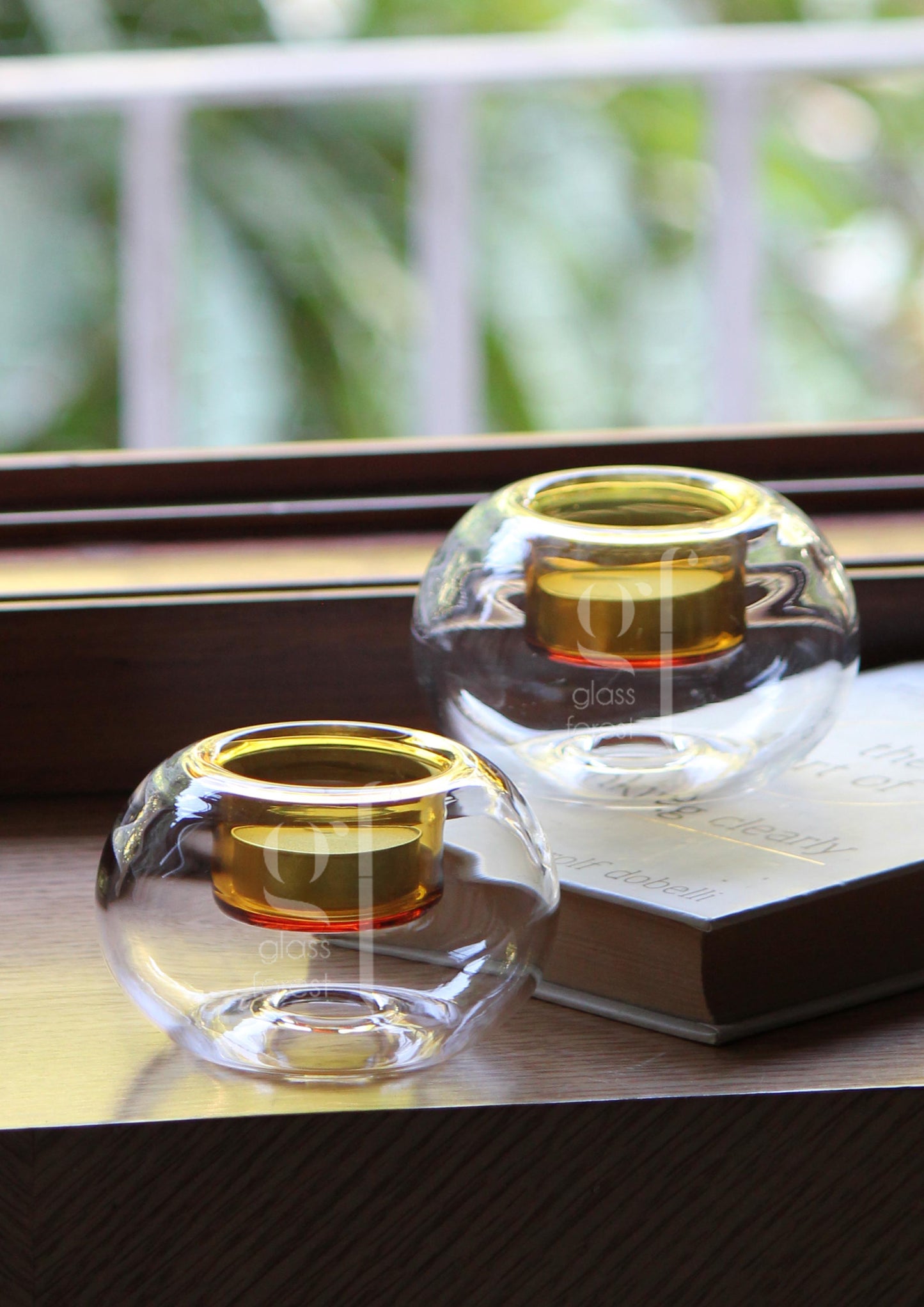 Iris votives - yellow