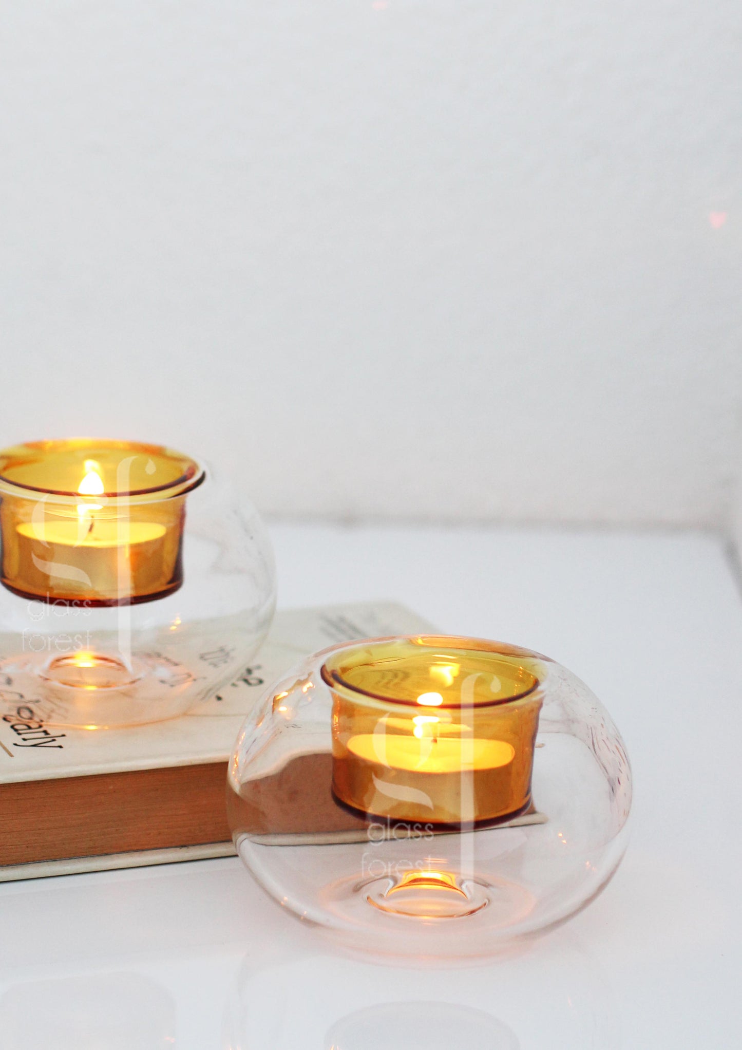 Iris votives - yellow