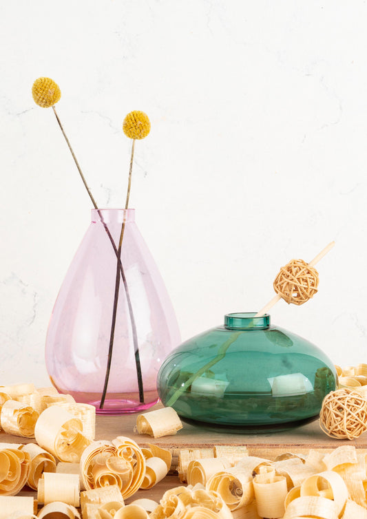 Juliette Vases (Set of 2) - Pink and Teal