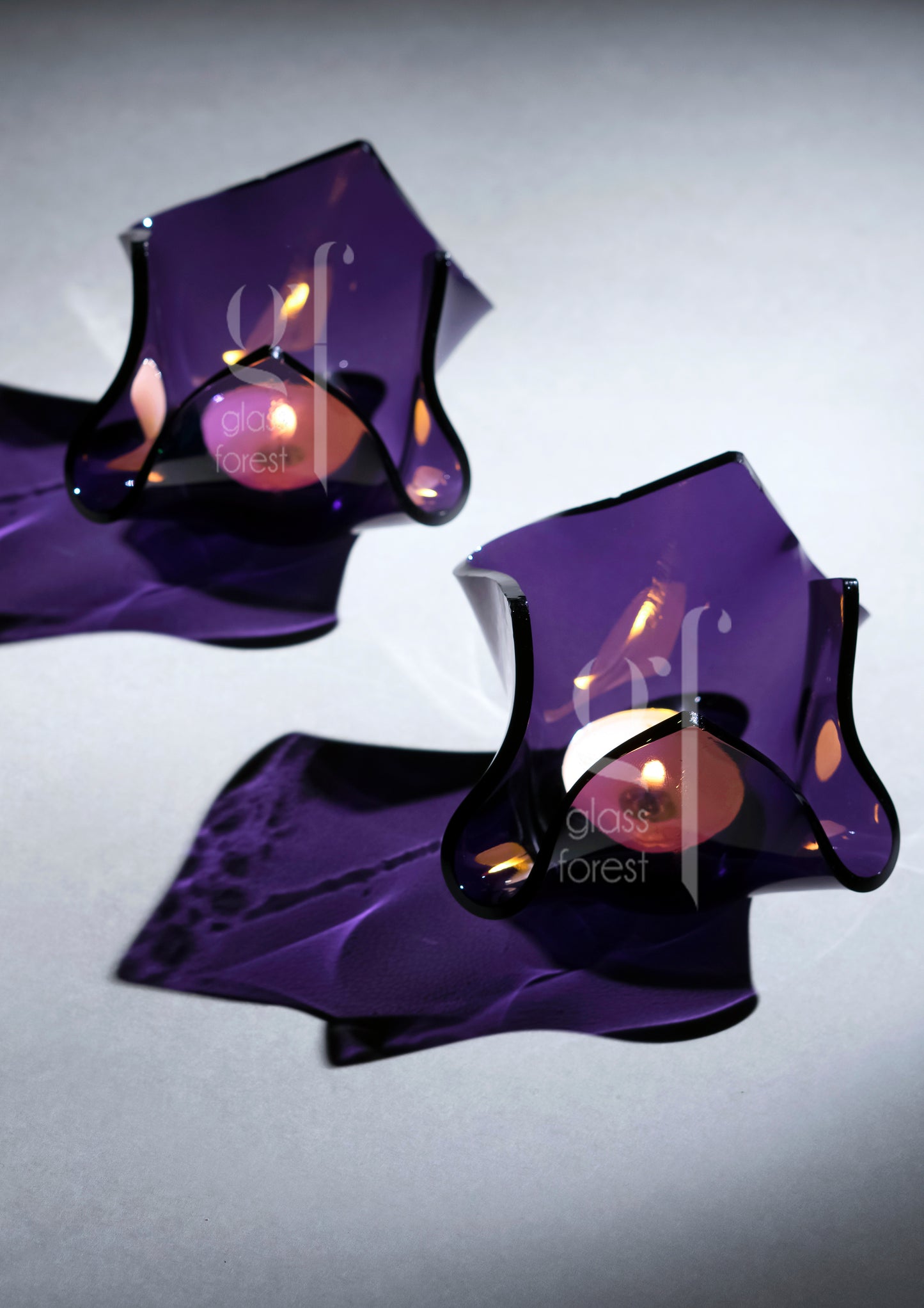 Crumpled votive - Winter edit