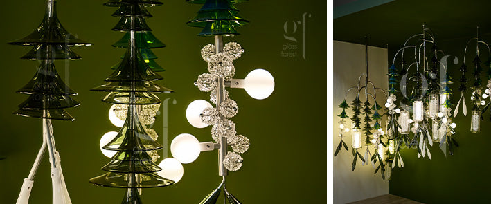 Brush Chandelier
