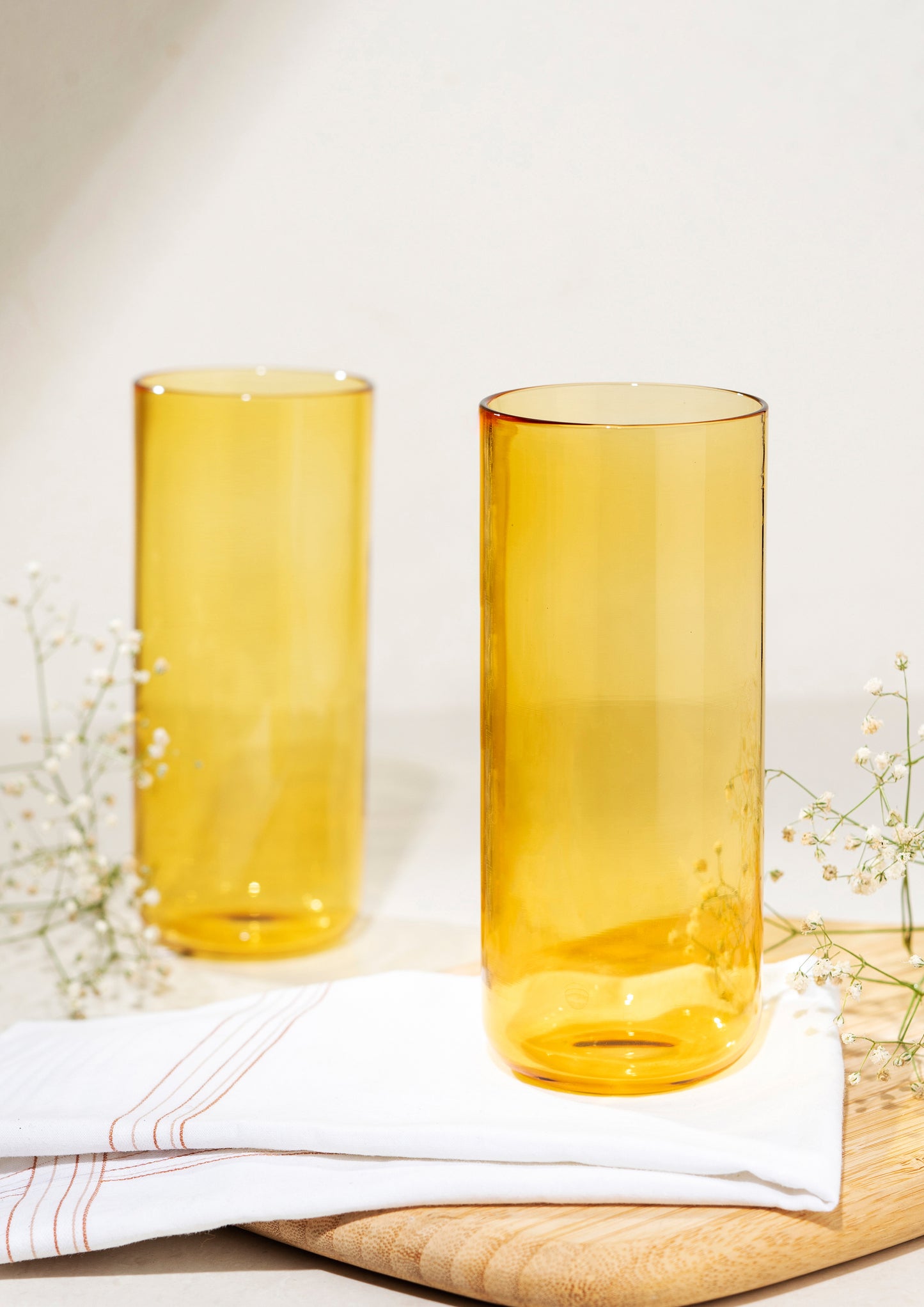 Juliette Cocktail Glasses Tall - Set of 6 - Yellow