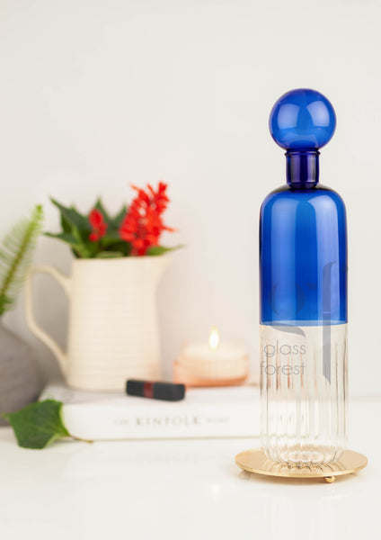Eden Bottle Blue & Firdaus cocktail glass