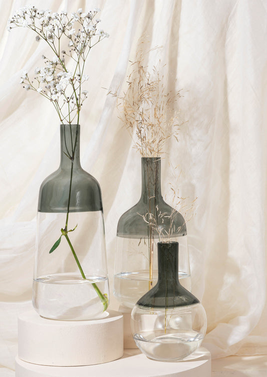 Iris Vases - Grey