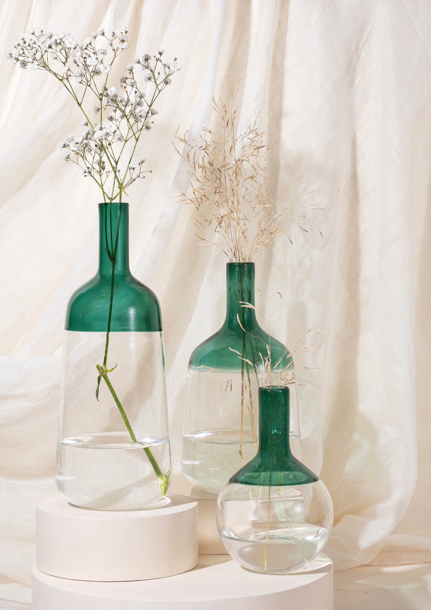 Iris Vases - Teal