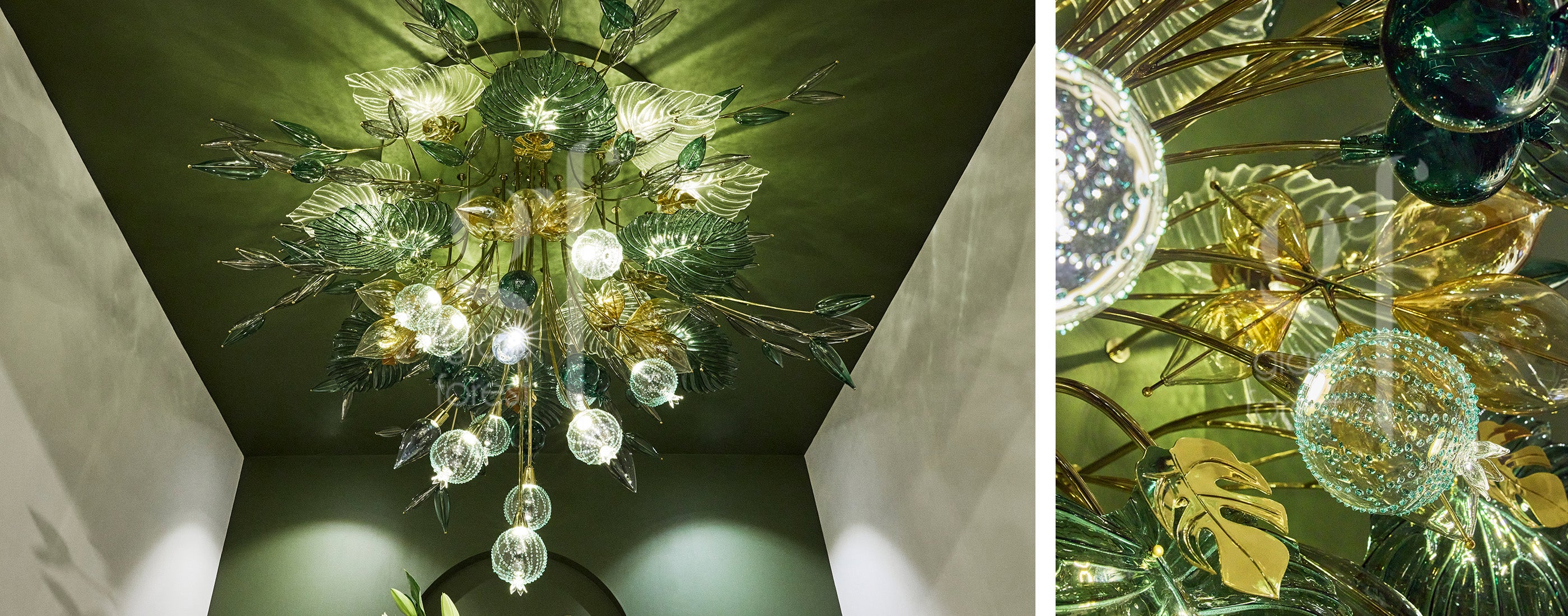 monstera chandelier Monstera – Glass Forest