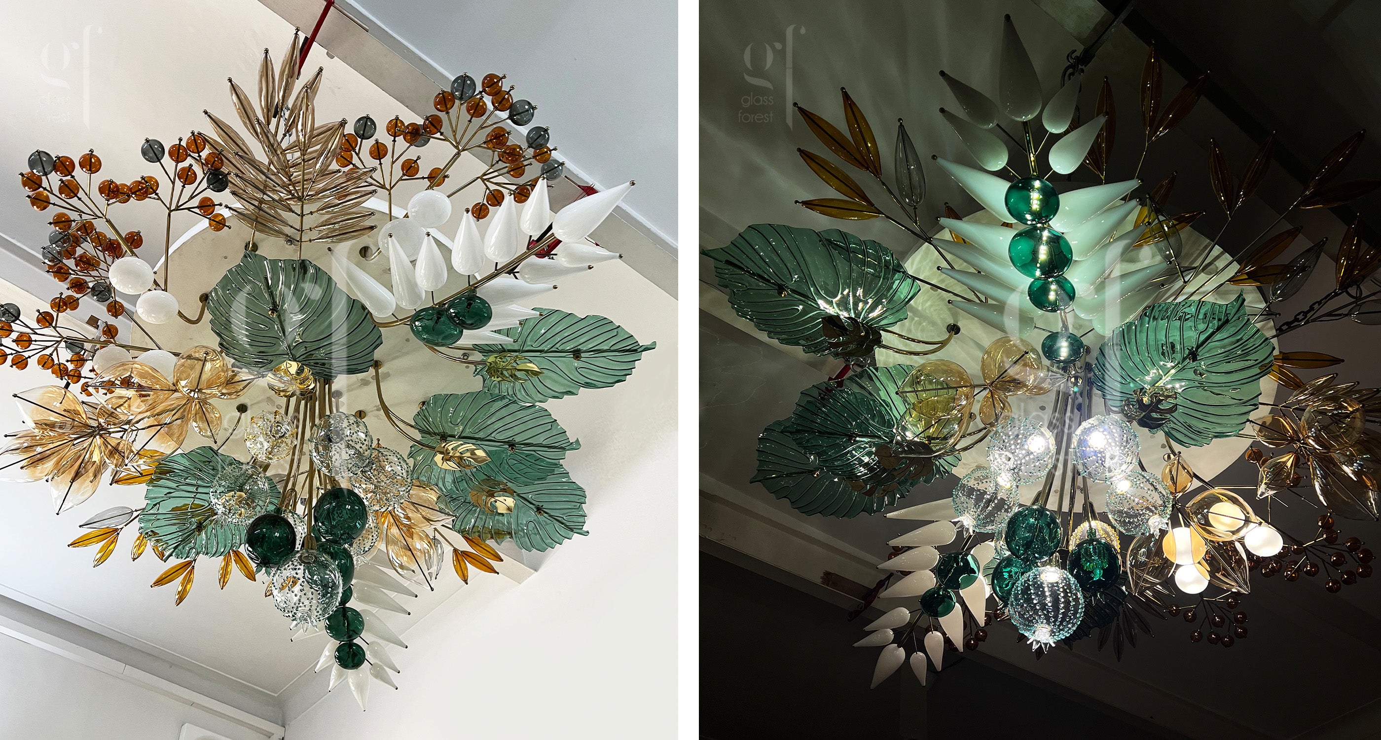 monstera chandelier Monstera – Glass Forest