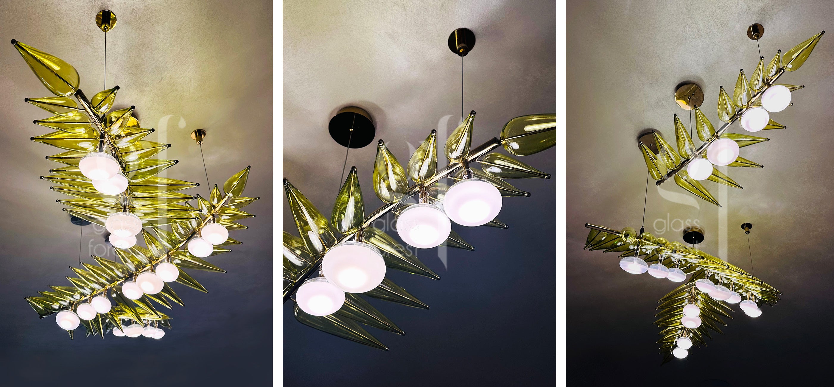 monstera chandelier Monstera – Glass Forest