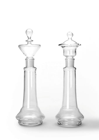 Chess shaped decanters Glass Forest