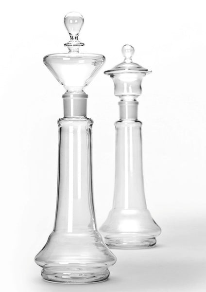 Chess shaped decanters Glass Forest