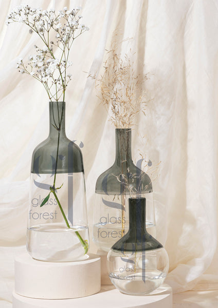 Iris Vases - Grey