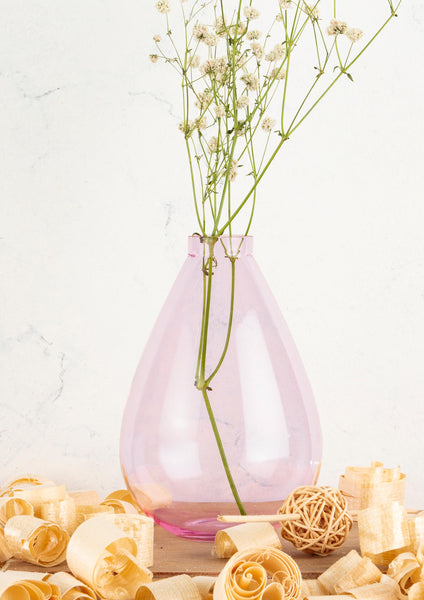 Juliette Carafe, Vase & Glasses - Pink