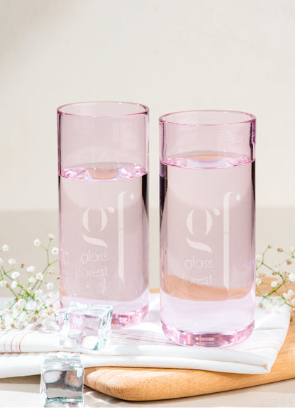 Juliette Cocktail Glasses Tall - Pink