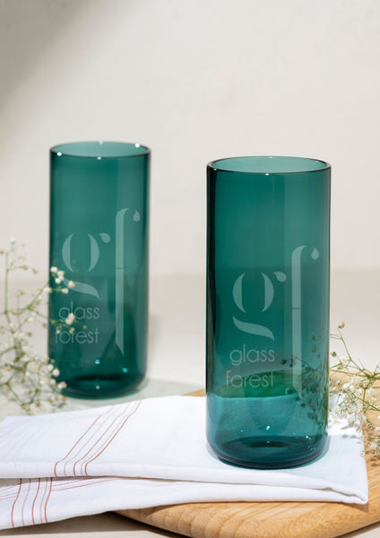 Juliette Cocktail Glasses Tall - Set of 6 - Teal