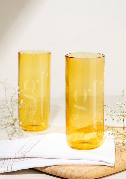 Juliette Cocktail Glasses Tall - Set of 6 - Yellow