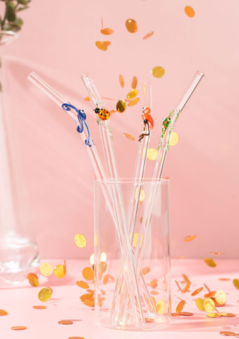Straws ~ Quirky & Whimsical - set of 4