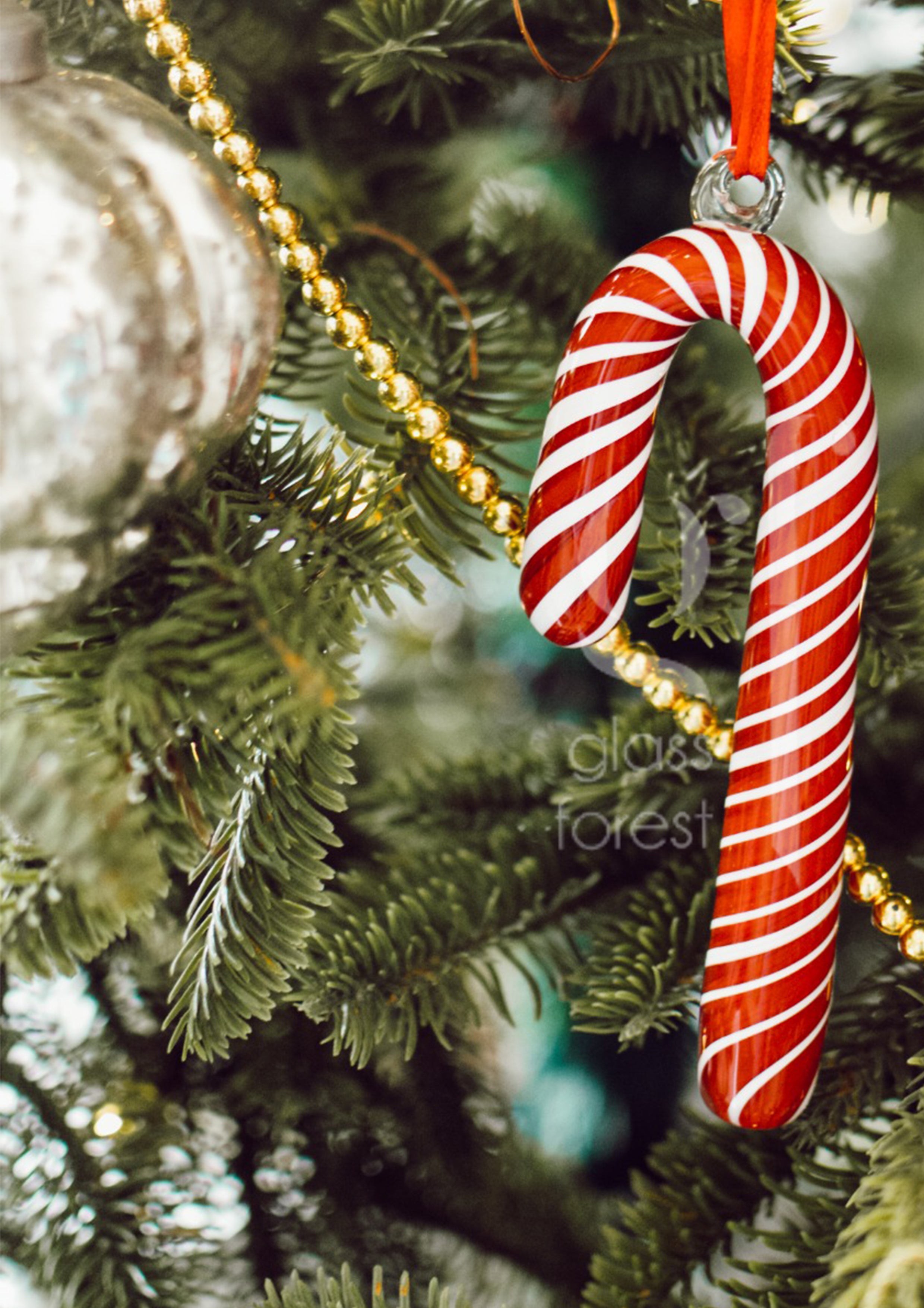 Christmas ornaments ~ Candy Cane – Glass Forest