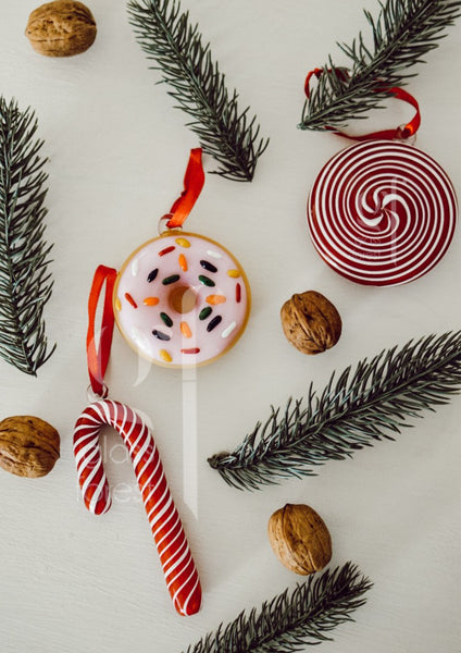 Christmas Ornaments ~ Glazed Donut